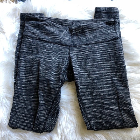 lululemon athletica Pants - Lululemon Wunder Under Pant Coco Pique Black EUC